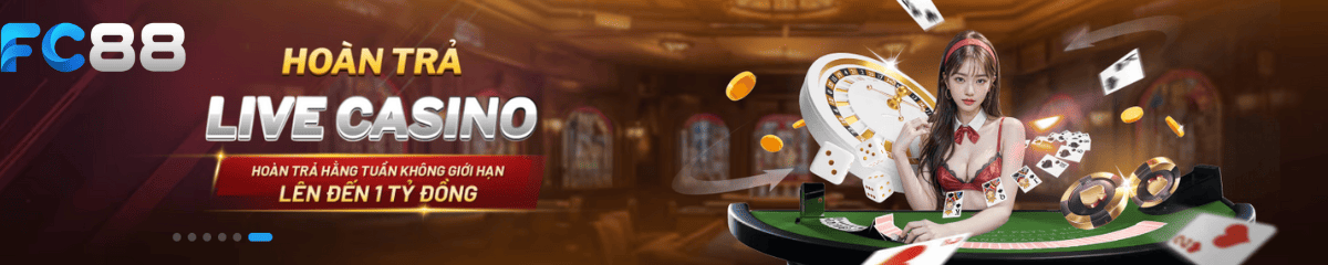 Banner fc88 hoàn trả casino